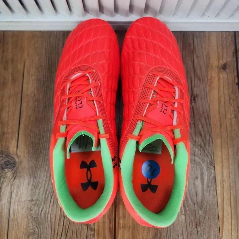 Under Armour Magnetico Clone Pro 3 Womens 10 Red Green Soccer Cleats 3027497-600